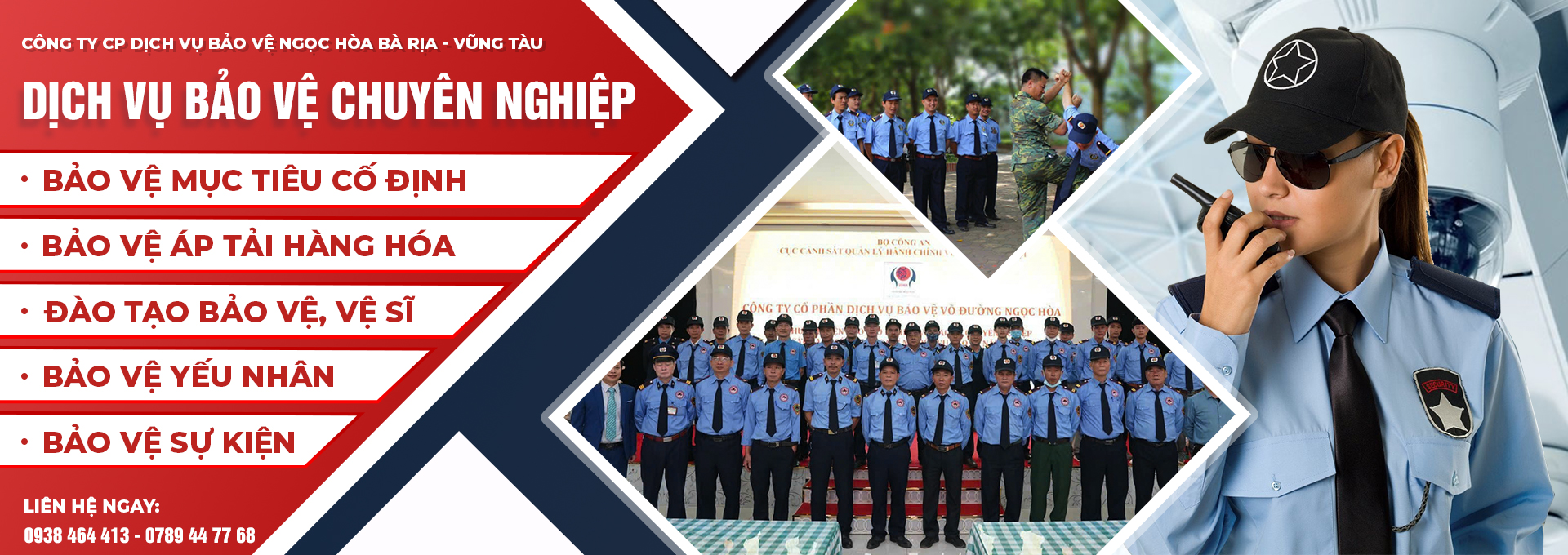 CÔNG TY CP DỊCH VỤ BẢO VỆ NGỌC HÒA BÀ RỊA - VŨNG TÀU